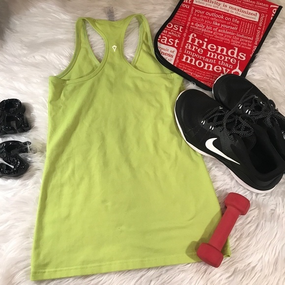 Ivivva Lululemon Sz 14 Lime Green Tank - Picture 1 of 5